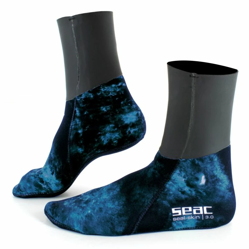 Chaussons De Chasse Seac Seal Skin Camo Bleu 3mm 3 Chaussons De Chasse Seac Seal Skin Camo Bleu 3mm