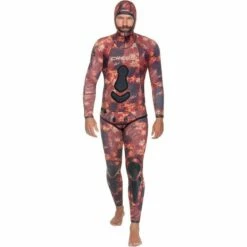 Combinaison Chasse Camo Rouge Cressi Scorpionfish 5mm