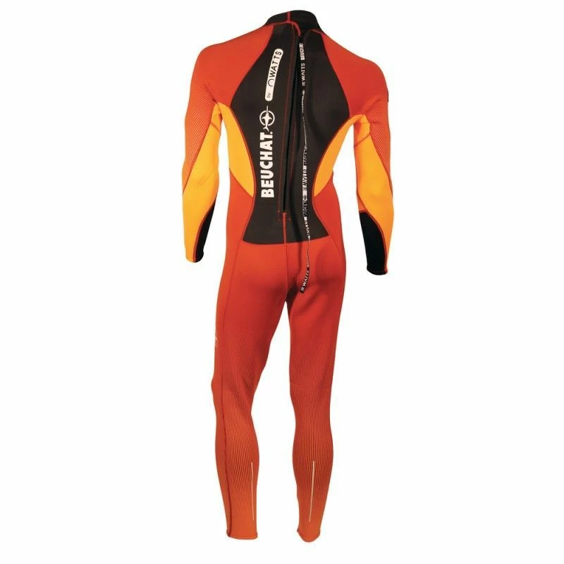 Combinaison Homme Beuchat By Watts Orange 3mm 4 Combinaison Homme Beuchat By Watts Orange 3mm – Image 2