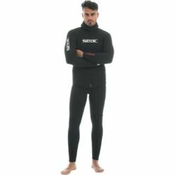 Combinaison Plongée 2 Pièces Seac Homme Noir 8,5mm