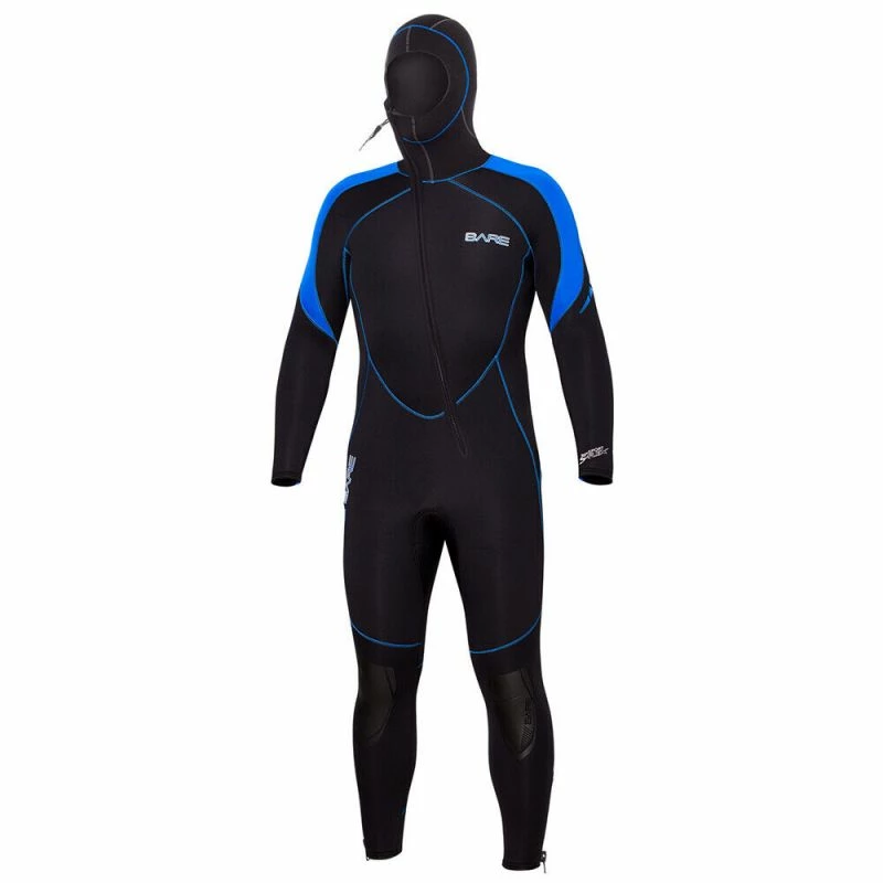 Combinaison Plongée Homme Bare S-Flex Cagoule Bleu 7mm 3 Combinaison Plongée Homme Bare S-Flex Cagoule Bleu 7mm