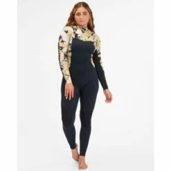 Combinaison Surf Femme Billabong Salty Dayz FrontZip 4/3mm -BEUCHAT vente combinaison surf femme billabong salty dayz frontzip 43mm 4