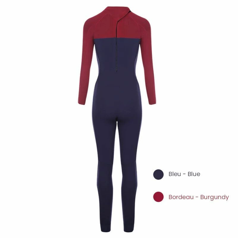 Combinaison Surf Femme Saint Jacques Wetsuits Lisa BackZip Bordeaux 4/3mm 2023 5 Combinaison Surf Femme Saint Jacques Wetsuits Lisa BackZip Bordeaux 4/3mm 2023 – Image 3