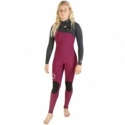 Combinaison Surf Femme Soöruz Guru FrontZip 5/4mm Noir / Violet