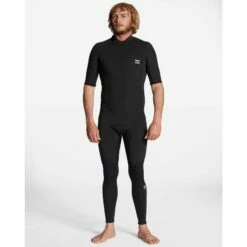 Billabong Combinaison Surf Homme Absolute Backzip Sans Manche Noire 2/2mm 2023