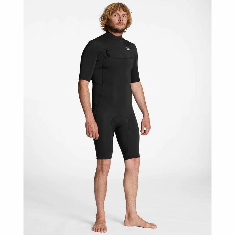 Billabong Shorty Surf Homme Absolute FrontZip Noire 2/2mm 2023 3 Billabong Shorty Surf Homme Absolute FrontZip Noire 2/2mm 2023