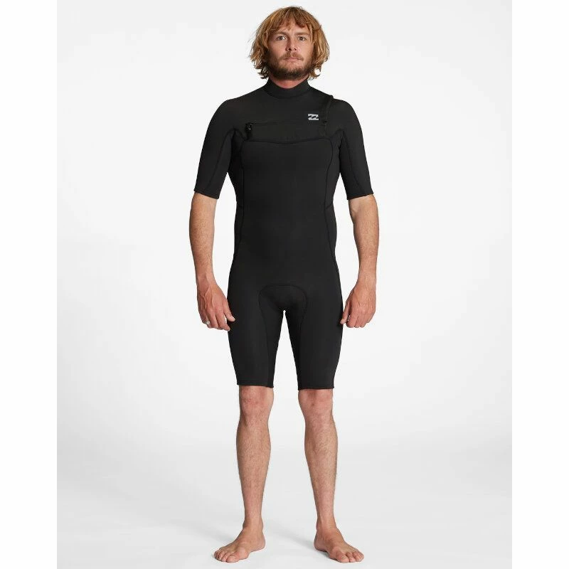 Billabong Shorty Surf Homme Absolute FrontZip Noire 2/2mm 2023 4 Billabong Shorty Surf Homme Absolute FrontZip Noire 2/2mm 2023 – Image 2