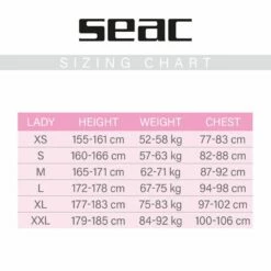 Ensemble Sous-combinaison Seac Flex Evo Femme 5mm -BEUCHAT vente ensemble sous combinaison seac flex evo femme 5mm 1