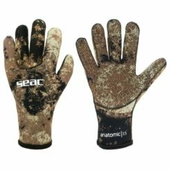 Gants De Chasse Seac Camo Marron 3,5mm