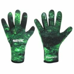 Gants De Chasse Seac Camo Vert 3,5mm