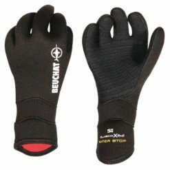 Gants Plongée Noir Beuchat Sirocco Elite Smooths Seals 5mm