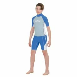 Lycra MC Seac Evo Enfant Bleu -BEUCHAT vente lycra mc seac evo enfant bleu 1