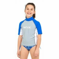 Lycra MC Seac Evo Enfant Bleu -BEUCHAT vente lycra mc seac evo enfant bleu 3