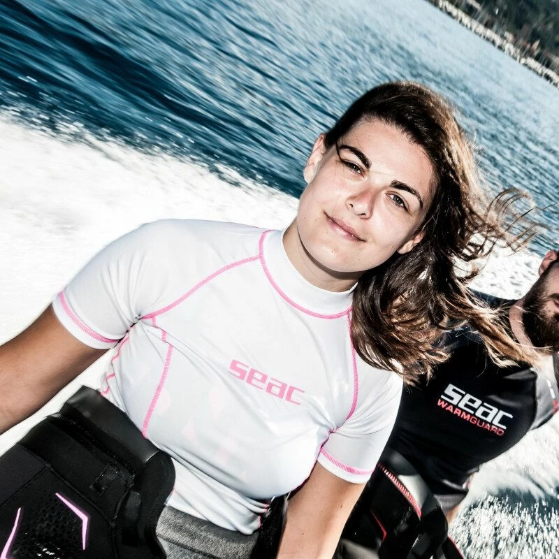 Lycra MC Seac T-Sun Femme Blanc 5 Lycra MC Seac T-Sun Femme Blanc – Image 3