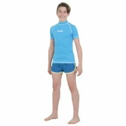 Lycra MC Seac T-Sun Garçon Bleu Clair -BEUCHAT vente lycra mc seac t sun garcon bleu clair 2