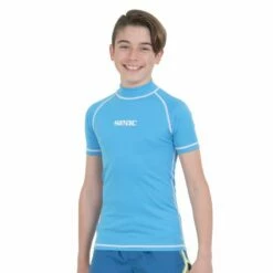 Lycra MC Seac T-Sun Garçon Bleu Clair -BEUCHAT vente lycra mc seac t sun garcon bleu clair 3