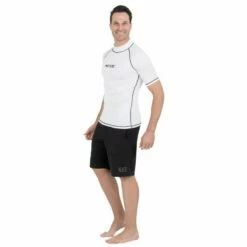 Lycra MC Seac T-Sun Homme Blanc -BEUCHAT vente lycra mc seac t sun homme blanc 1