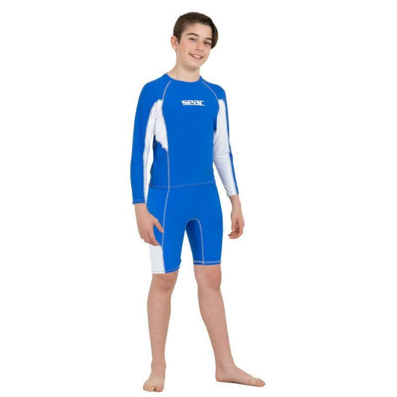 Lycra ML Seac Evo Enfant Bleu 4 Lycra ML Seac Evo Enfant Bleu – Image 2