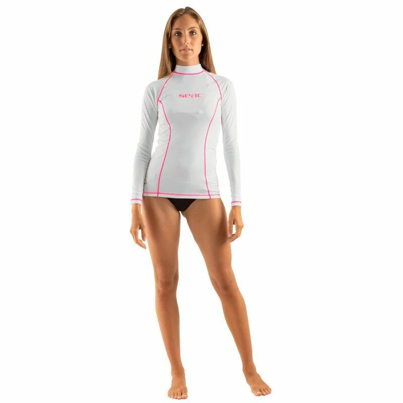 Lycra ML Seac T-Sun Femme Blanc 6 Lycra ML Seac T-Sun Femme Blanc – Image 4