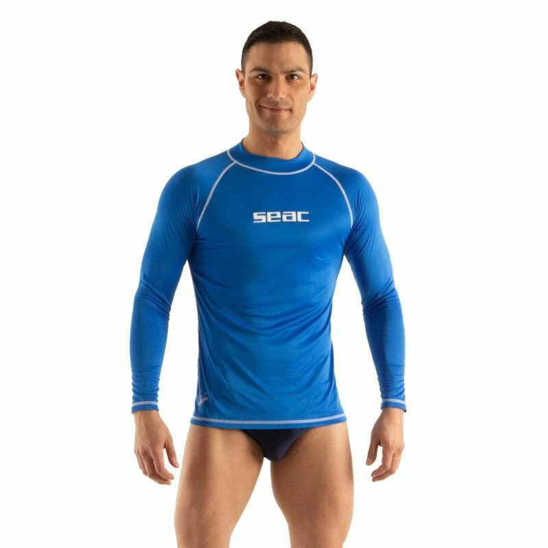 Lycra ML Seac T-Sun Homme Bleu 3 Lycra ML Seac T-Sun Homme Bleu