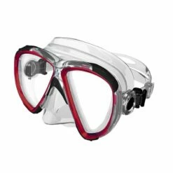 Masque Rouge Avec Verres Correcteurs Aquatys Papeete