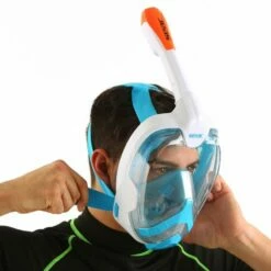 Masque Snorkeling Seac Grande Faciale Magica Blanc/Orange -BEUCHAT vente masque snorkeling seac grande faciale libera magica blanc orange 9