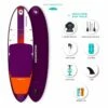 Paddle Gonflable Aquadesign LAVA 9'8'' 2 Paddle Gonflable Aquadesign LAVA 9'8'' -BEUCHAT vente paddle gonflable aquadesign lava 9 8
