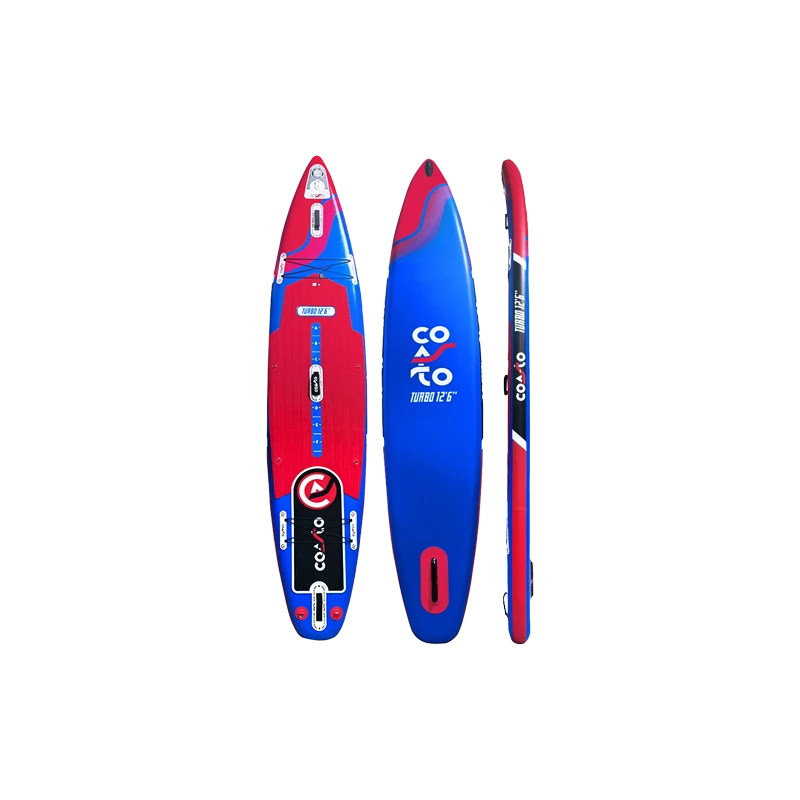 Paddle Gonflable COASTO Turbo 12'6" Simple Chambre 3 Paddle Gonflable COASTO Turbo 12'6" Simple Chambre