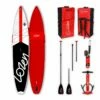 Paddle Gonflable Lozen Fuzion Redline 12'6 X 30'' X 5'' -BEUCHAT vente paddle gonflable lozen fuzion redline 12 6 x 30 x 5