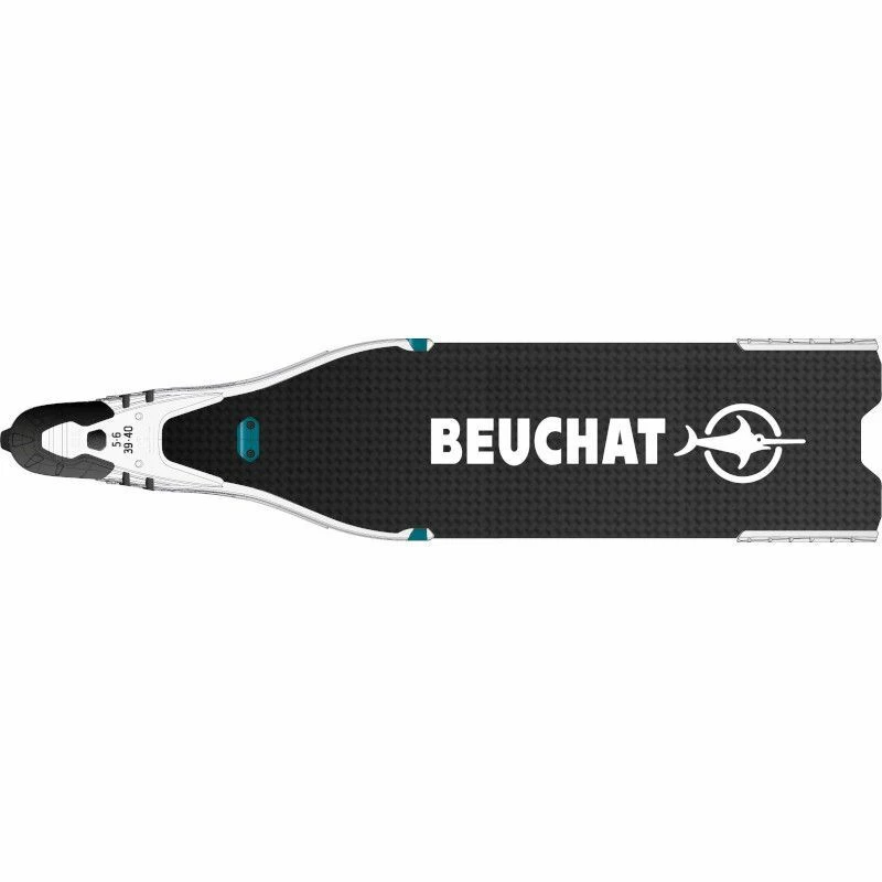 Palmes Chaussantes Carbon Beuchat Libeccio Elite Noir/Blanc 3 Palmes Chaussantes Carbon Beuchat Libeccio Elite Noir/Blanc