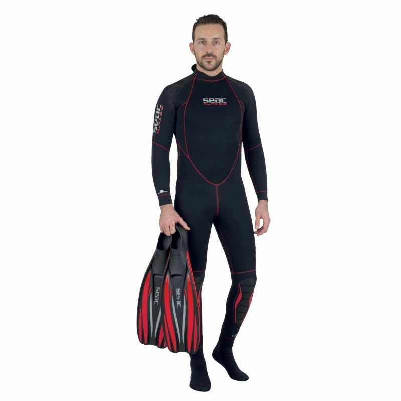 Palmes Chaussantes Seac F-100 Pro Rouge 9 Palmes Chaussantes Seac F-100 Pro Rouge – Image 7