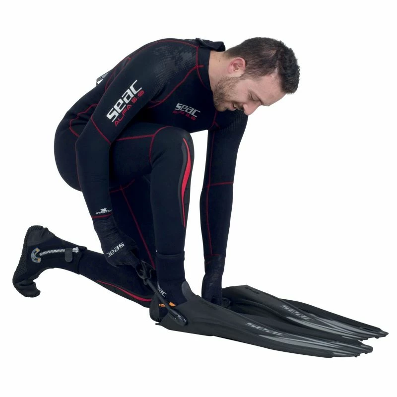 Palmes Réglables Seac GP100 S Noire 14 Palmes Réglables Seac GP100 S Noire – Image 12