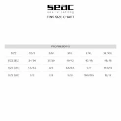 Palmes Réglables Seac Propulsion S Noir -BEUCHAT vente palmes reglables seac propulsion s noir 2