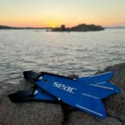 Palmes Seac Booster Camo Bleu/Blanc -BEUCHAT vente palmes seac booster camo bleu blanc 5