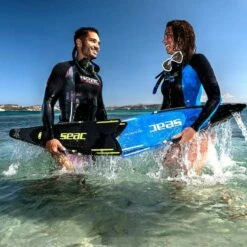 Palmes Seac Booster Noir/Jaune -BEUCHAT vente palmes seac booster noir jaune 5