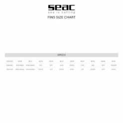 Palmes Snorkeling Seac Speed Noir -BEUCHAT vente palmes snorkeling seac speed noir 6