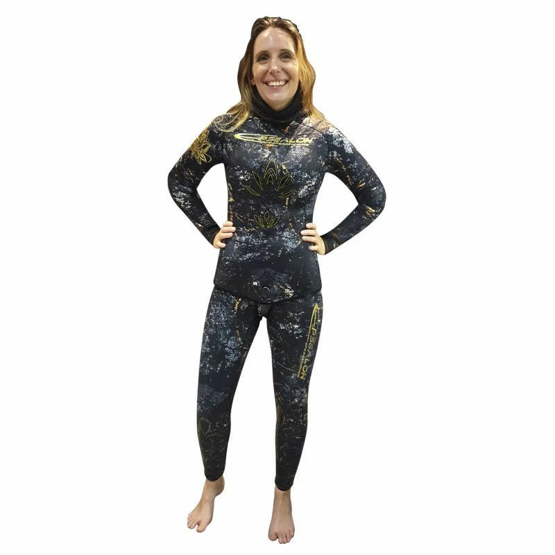 Pantalon Chasse Femme Camo Epsealon Lotus 7mm 9 Pantalon Chasse Femme Camo Epsealon Lotus 7mm – Image 7