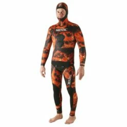 Pantalon De Chasse Seac Ghost Rouge 5mm -BEUCHAT vente pantalon de chasse sous marine seac ghost orange rouge 5mm 5