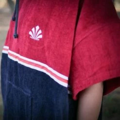 Poncho Surf Adulte Saint Jacques Wetsuits Duo Bleu/Bordeaux -BEUCHAT vente poncho surf adulte saint jacques wetsuits duo bleu bordeaux 2