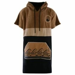Poncho Surf Wave Hawaii Avec Zip Cumbuco