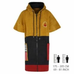 Poncho Surf Wave Hawaii Avec Zip Dusty -BEUCHAT vente poncho surf wave hawaii avec zip dusty 4