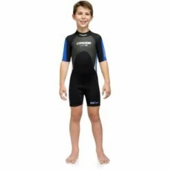 Shorty Enfant Noir/Bleu Cressi Med X 2,5mm