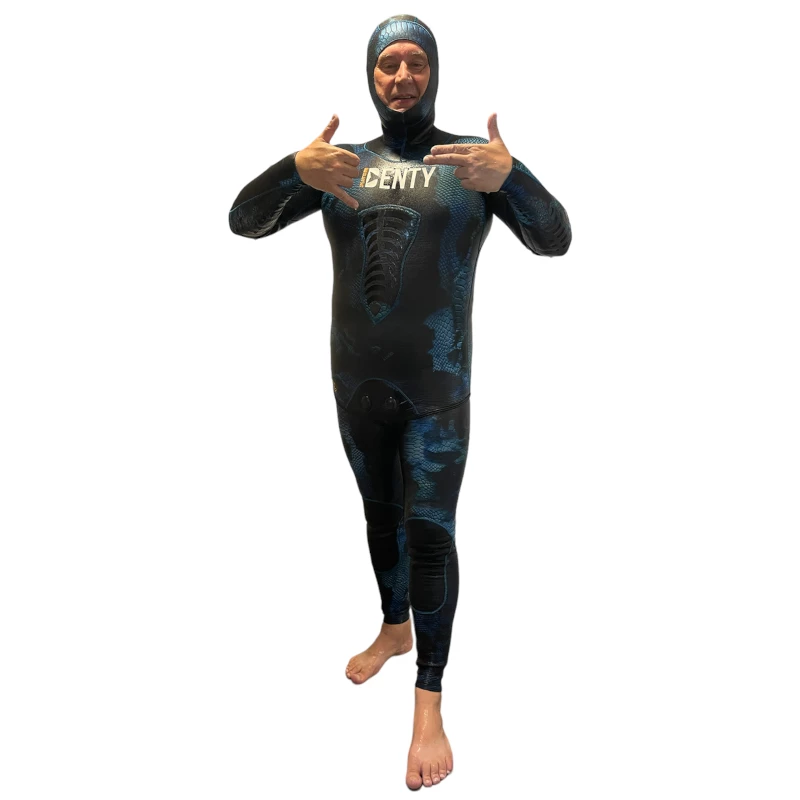 Veste Chasse Denty Spearfishing Anaconda Bleu 3mm 3 Veste Chasse Denty Spearfishing Anaconda Bleu 3mm